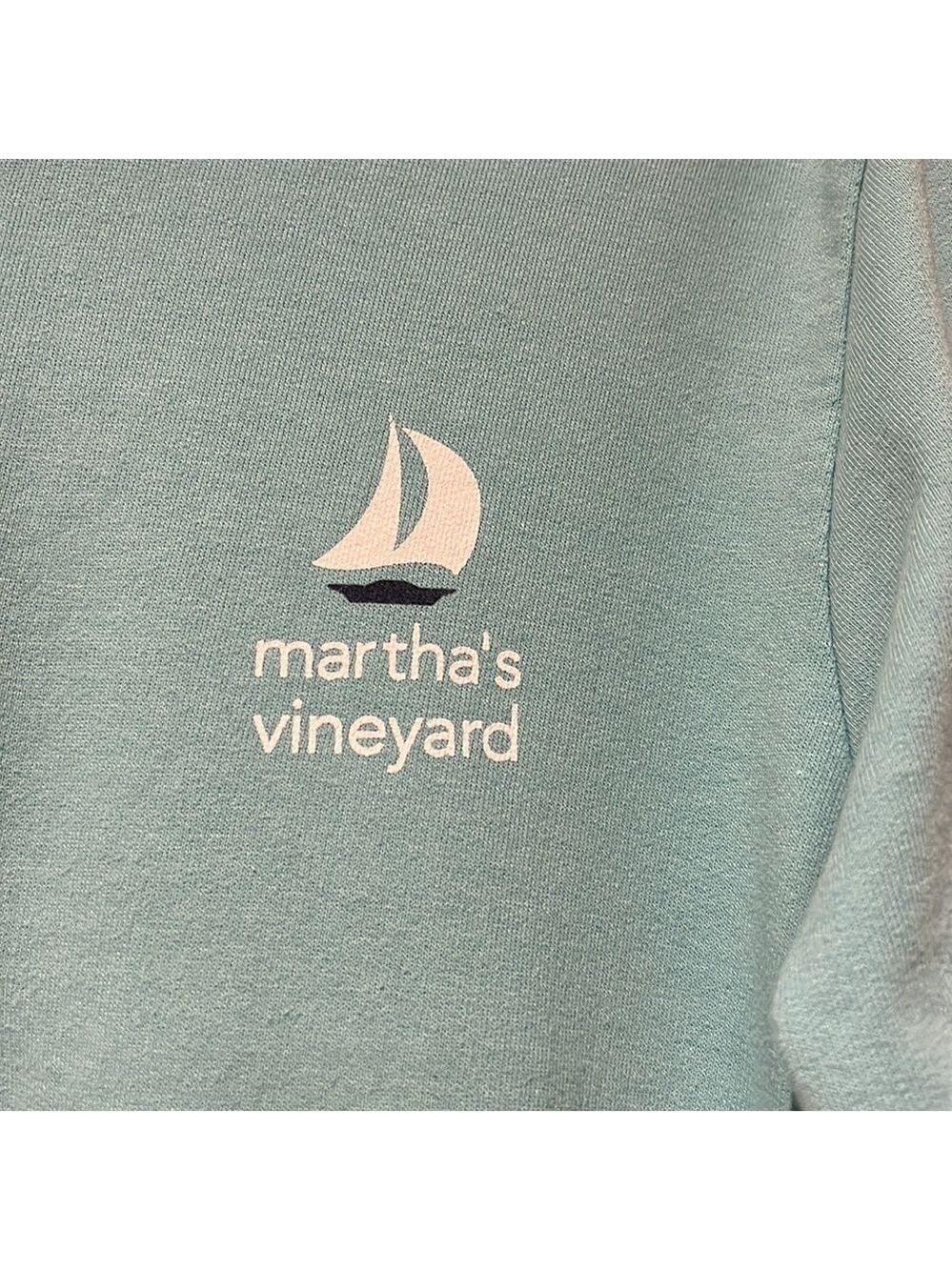 Martha’s Vineyard Three-Quarter Zip Pullover Sweatshirt - Picture 3 of 8